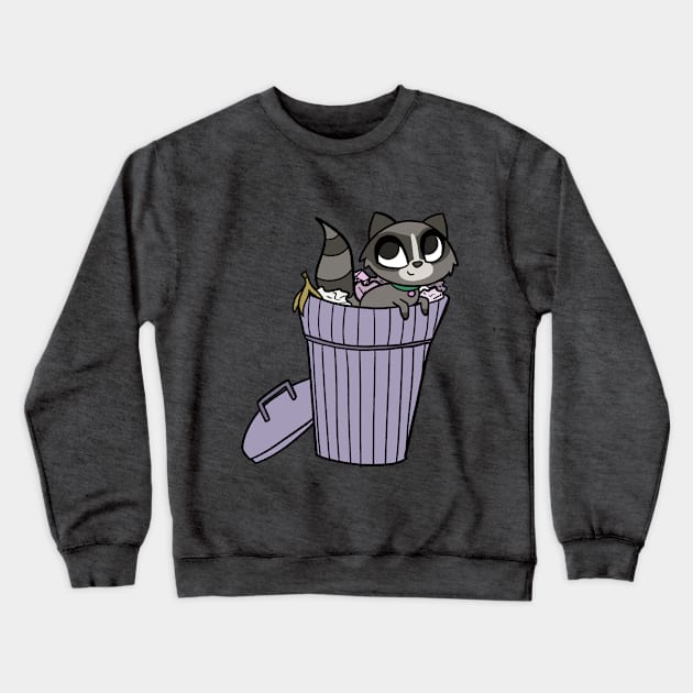 Trash panda Crewneck Sweatshirt by katidoodlesmuch